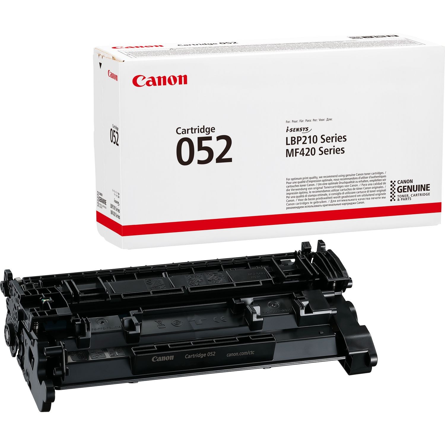 CANON ORIGINAL - Canon 052 Noir (3100 pages) Toner de marque